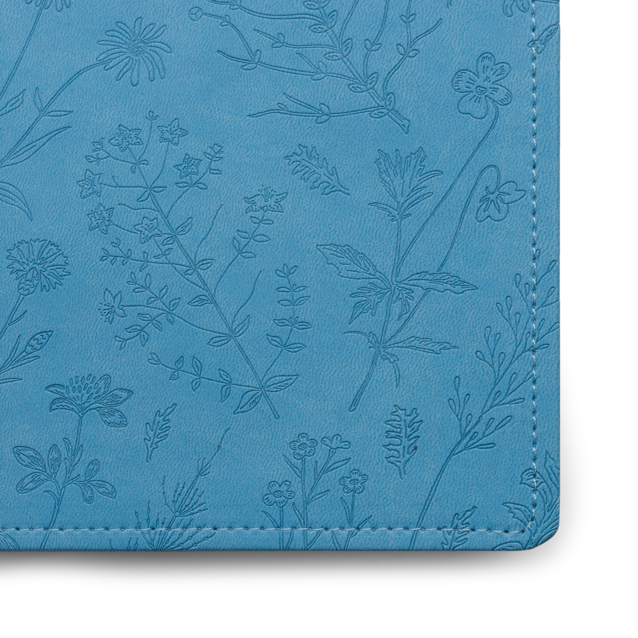 Pen+Gear Embossed Leatherette Journal, Blue photo 4