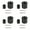 4, variant on Set Of 4 Utility Trailer Door Holder set Fade Resistant Trailer Door Holder set Upgrades Designed for Horse Trailers
