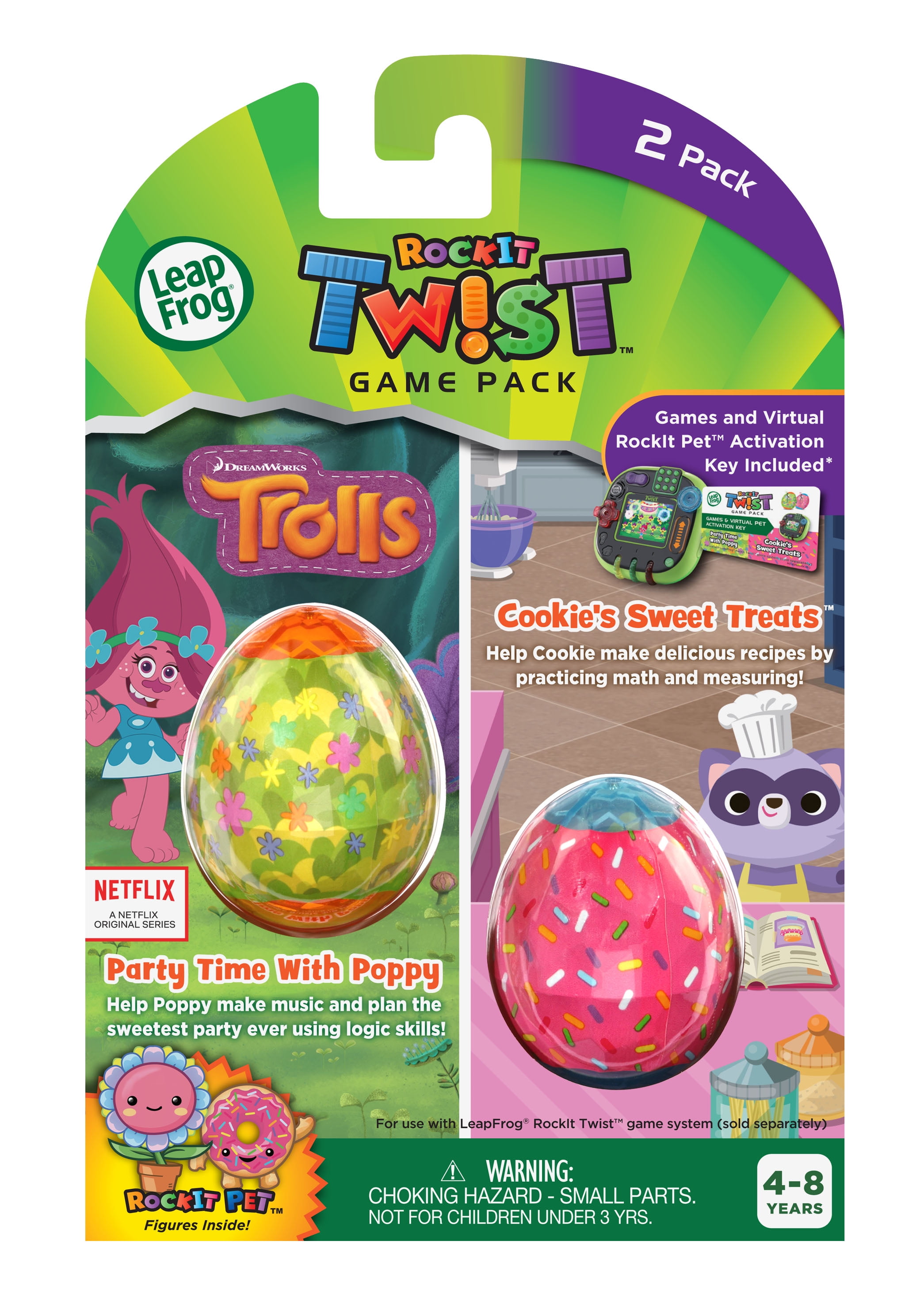 Leapfrog Rockit Twist Game 2 Pack Poppy and Cookie 