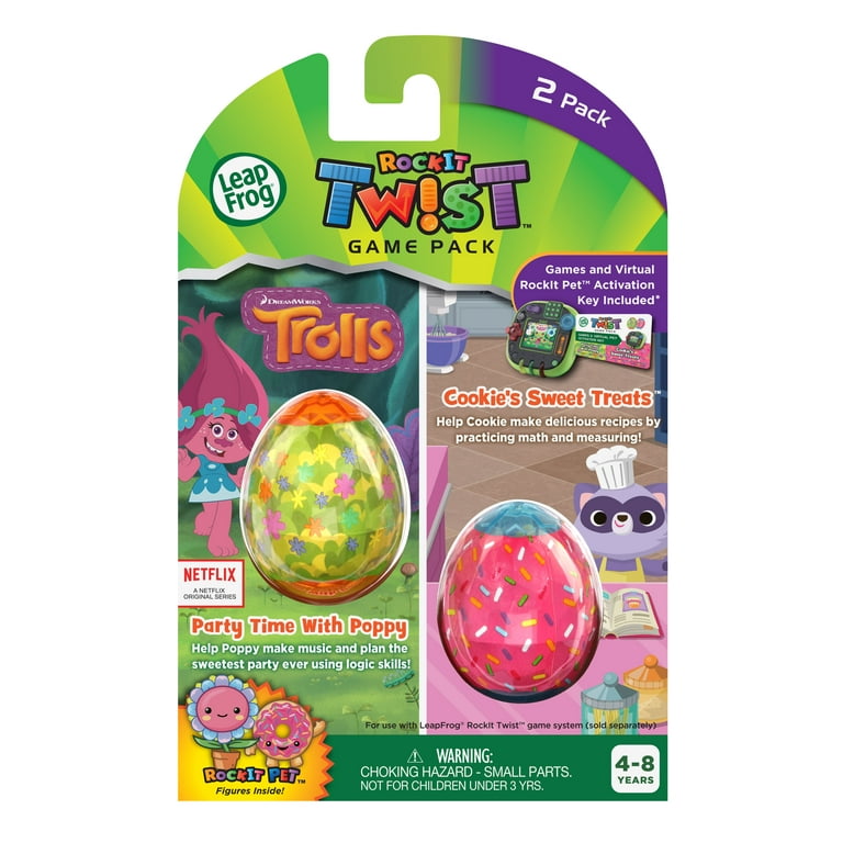 LeapFrog RockIt Twist Trolls Party Time With Poppy, Cookies Sweet 