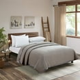 thumbnail image 3 of Melange Home 100% Merino Wool Blanket with Satin Border King - Blue, 3 of 5