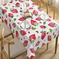 thumbnail image 4 of Spring Summer Floral Flowers Round Tablecloth 60 x 60 Inch, Poppy Bellflower Bloom Decorative Table Cloth Wildflower Dining Table Cover, Butterfly Seasonal Dinner Party Picnic Decoration, 4 of 6