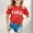 Red, variant on SNKSDGM Girls Cute Tops for Girls 10-12 Bows Clothes for Girls 10-12 Jeans Boy and Girl Fashion Casual Print Round Neck Loose Short Sleeve T Shirt Top 10-11 Years