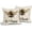 Honey Bee, variant on Rustic Bear Pillow Covers 16x16 inch Square Cotton Country Deer Pillow Covers Indoor and Outdoor Throw Pillow Covers Decorative for Couch/Bed/Living Room (Pack of 2)