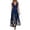 Dark Blue, variant on Dresses for Women Sleeveless Floral Maxi Dresses V Neck Spring Dresses for Women Flowy A-Lined Chiffon Long Maxi Dresses Blue XXL