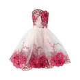 thumbnail image 4 of 5 piezas de vestido de princesa bordado con muñeca Barbie de 30 CM, 4 of 4