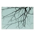 thumbnail image 3 of Black and White Cutting Board, Macro Leafless Winter Tree Branches Idyllic Twigs of Oak Nature Print, Decorative Tempered Glass Cutting and Serving Board, Small Size, Black and White, by Ambesonne, 3 of 5