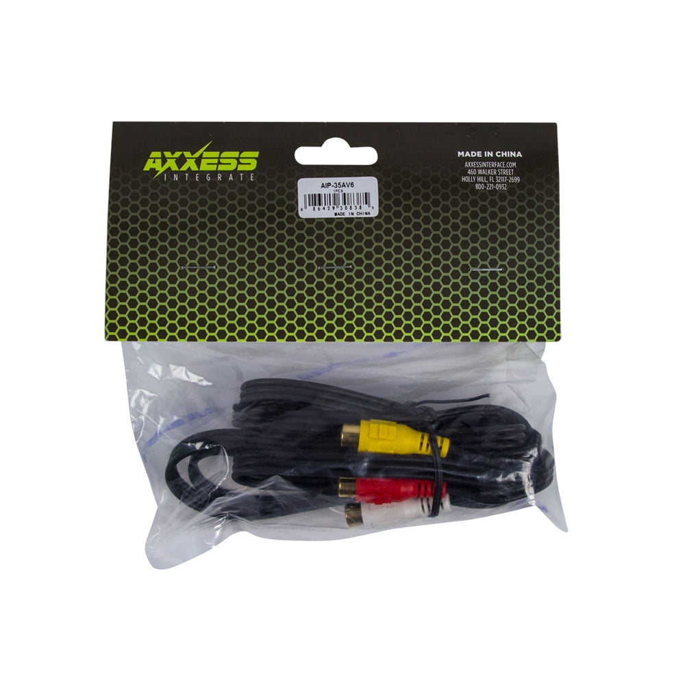 AV to 3.5mm Cable - 6 ft Length