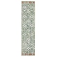 thumbnail image 3 of Safavieh Madison Bayon Damask Runner Rug, Green/Ivory, 2' x 8', 3 of 15