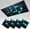 Color 4, variant on 4 Pack Magnetic Ceiling Light Covers 2 x 4 Feet, Blue Wooden Hexagonal Dark Light Shades Light Shades & Filters for Office Classroom Drop Ceiling Flat Panel Lights
