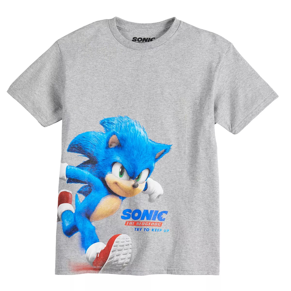 SONIC THE HEDGEHOG MOVIE T-SHIRT BIRTHDAY NOVELTY GIFT TOP KIDS ADULTS UNISEX