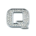 thumbnail image 1 of Emblema Adhesivo Decorativo De Coche 3D Cromado De Metal Tono Plata Con Forma De Letra Q, 1 of 1