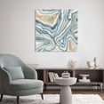 thumbnail image 5 of Empire Art Direct Agate Abstract II Frameless Free Floating Tempered Glass Panel Graphic Wall Art, 38" x 38" x 0.2", Ready to Hang, 5 of 9