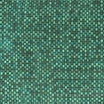 thumbnail image 1 of Ahgly Company Machine Washable Indoor Square Abstract Turquoise Blue Modern Area Rugs, 7' Square, 1 of 4