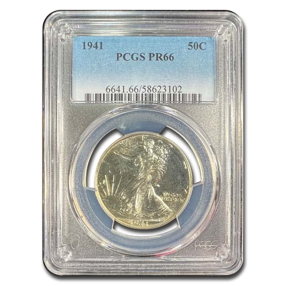 1941 Walking Liberty Half Dollar PR-66 PCGS