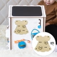 thumbnail image 1 of Tablero ocupado de madera, accesorio de bricolaje, habilidad , enseñanza temprana para actividades de aprendizaje para pequeños, tablero Montessori, 79 cm x 8 cm x 05 cm Salvador tablero ocupado, 1 of 10