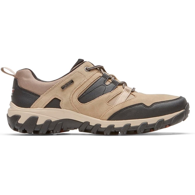 Rockport Men's Cold Springs Plus Low Tie Sneaker – Waterproof Hiking Shoe With Cushioned Comfort