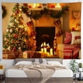 thumbnail image 4 of PRATYUS Christmas Spirit Print Tapestry Wall Hanging for Home Decor 80*60in, 4 of 5