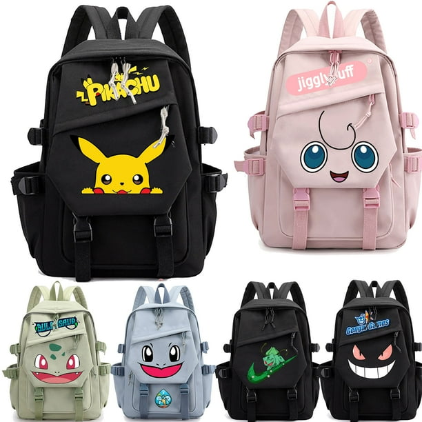 Mochila impermeable Pokemon Pikachu Gengar para mujer mochila escolar para estudiante nina portatil libro paquete zhangyuxiang unisex Walmart en linea