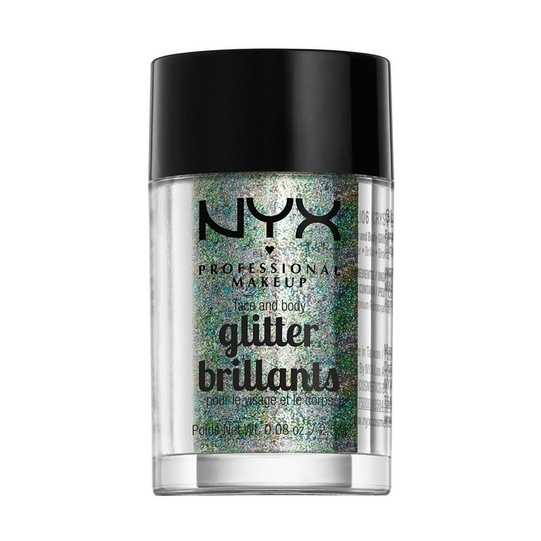 ヘトロジェニティ　Raw Face/Blasted Silver NYX Face & Body Glitter Brillants - # Silver 2.5g/0.08oz