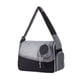 thumbnail image 2 of Bolso bandolera para transportar mascotas, cómodo bolso para mascotas para caminar al aire libre en negro, 2 of 8