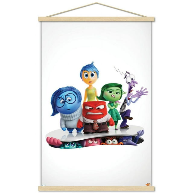 Disney Inside Out 2 - One Sheet Wall Poster, 14.725" x 22.375" Framed