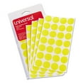 thumbnail image 2 of Self-Adhesive Removable Color-Coding Labels, 0.75" Dia., Yellow, 28/sheet, 36 Sheets/pack | Bundle of 5 Packs, 2 of 3