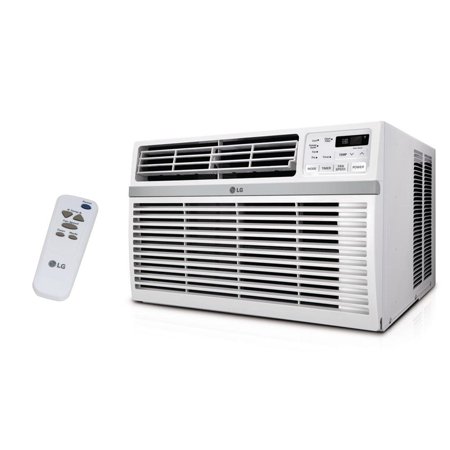 Restored LG 15,000 BTU 115V Energy Star Window Air Conditioner with Remote (Refurbished)
