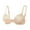 Beige, variant on Exerin Women's Deep Plunge Low Cut Thick Padded Underwire Push Up Bra(34DD,Beige)