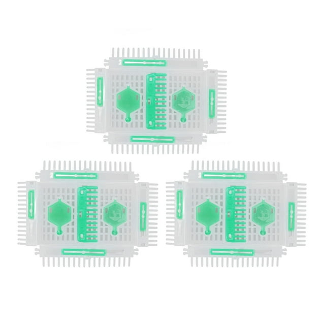 Beekeeping Pin Type Queen Bee Cage,3pcs Queen Bee Cage Plastic Buckle Bee King Cover Beekeeping Tool Elevated Design