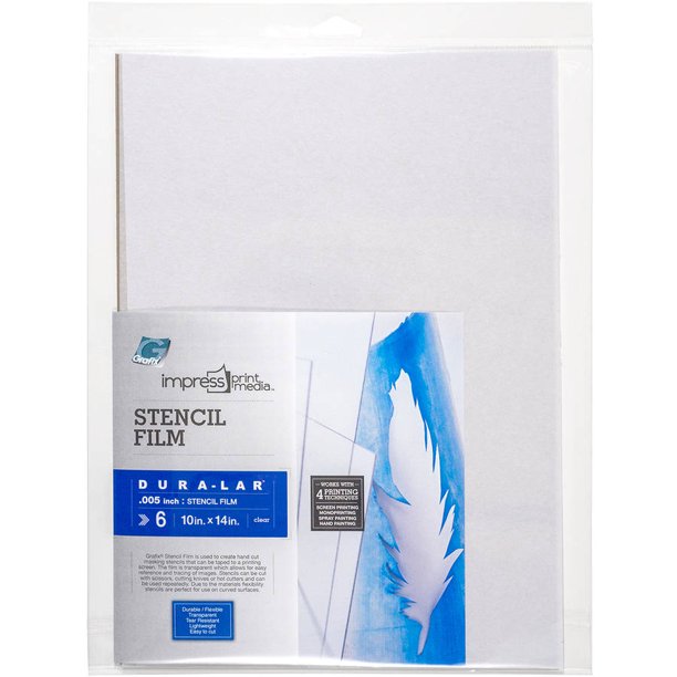Impress Stencil Films, 6pk, 10" x 14" - Walmart.com - Walmart.com
