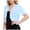 Blue, variant on Hpapadks Lightweight Cardigans for Women Translucent Thin Mesh Solid Short Sleeve Loose Beach Holiday Open Front Tops Shrugs for Women