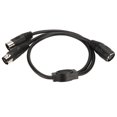 thumbnail image 1 of 5Pin Din Female to 2 5Pin Din Male Cable 5 Cores Flexible DIN 5 Pin Y Splitter Adapter Sound Connecting Cable for Studios, 1 of 5