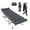 Black, variant on Camping Cot with Grey Mattress TeqHome Heavy Duty Portable Folding Outdoor Bed with Carry Bag for Adults Kids up to 440lbs for Traveling Gear Supplier for Home  Office Nap Garden Beach