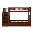thumbnail image 3 of Columbia Staircase Bunk Bed Twin over Twin in Multiple Colors and Configurations, 3 of 6