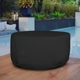 thumbnail image 6 of Round Patio Table Cover 18 Oz Waterproof - 100% Weather Resistant Outdoor Round Table Cover with Air Pocket and Drawstrap for Snug Fit (48" Dia x 24" H, Black), 6 of 7