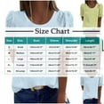 thumbnail image 2 of Scyoekwg Women Blouses For Work Trendy Going Out Tops Short Sleeve Womens Summer Fashion Loose Ladies Blouses Dressy Casual Tshirt, 2 of 7