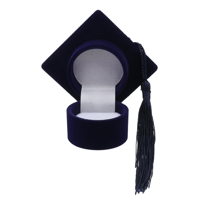 MasteelfCA 1 Pce Boîte à Bagues Doctorale Petite Boîte Cadeau Mariage Proposition Collier Boîte