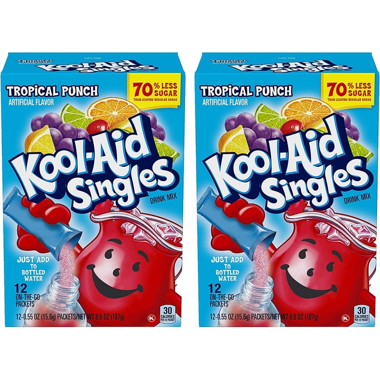 Kool-Aid Singles Tropical Punch, 0.55 oz, 24 Pack photo 2