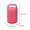 thumbnail image 2 of Mini Bluetooth Tracking Device Smart Key Pet Finder Anti-Lost Tag App Control Beeper Disconnected Location Record Long Battery 2.5x1x4.9cm for Wallet Phone Car Pets Compatible, 2 of 2
