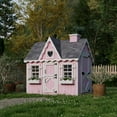 thumbnail image 2 of Little Cottage Co. 4x6 Victorian Playhouse with Floor, Outdoor Wood Do-It-Yourself Kit, 2 of 12