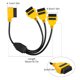 thumbnail image 3 of Obd2 Cable OBD2 Adaptador Convertidor 1 A 3 50 Cm Extensión OBD2 Línea Y J1962M A 3-J1962F Divisor, 3 of 7