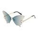 thumbnail image 1 of Los anteojos de forma de mariposa , anteojos huecos, accesorios grandes, de sol para mujer de Halloween, chicas Magideal Los anteojos, 1 of 7