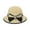 Beige, variant on UDIYO Women Sun Hat Contrast Color Breathable All Match Bow Decor Sunscreen Fisherman Hat Hearwear