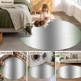 thumbnail image 5 of Round Rugs 3Ft, Sage Green Grey Round Area Rug Washable Indoor Throw Carpet, Gray Farmhouse Modern Rustic Small Non Slip Circle Rug for Bedroom Living Room Home Decor Aesthetic, 5 of 8