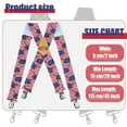 thumbnail image 6 of MELOTOUGH 2 Pcs Mens Suspenders Heavy Duty Clips Suspender Fully Elastic 2 Inch Wide Work Suspenders for Jeans, 6 of 8