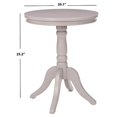 thumbnail image 4 of Safavieh Juliet Pine Wood Side Table in Gray, 4 of 4