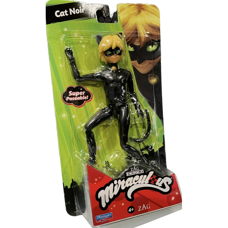 Boneco Cat Noir Miraculous The Movie Playmates Brinquedo 50015 em