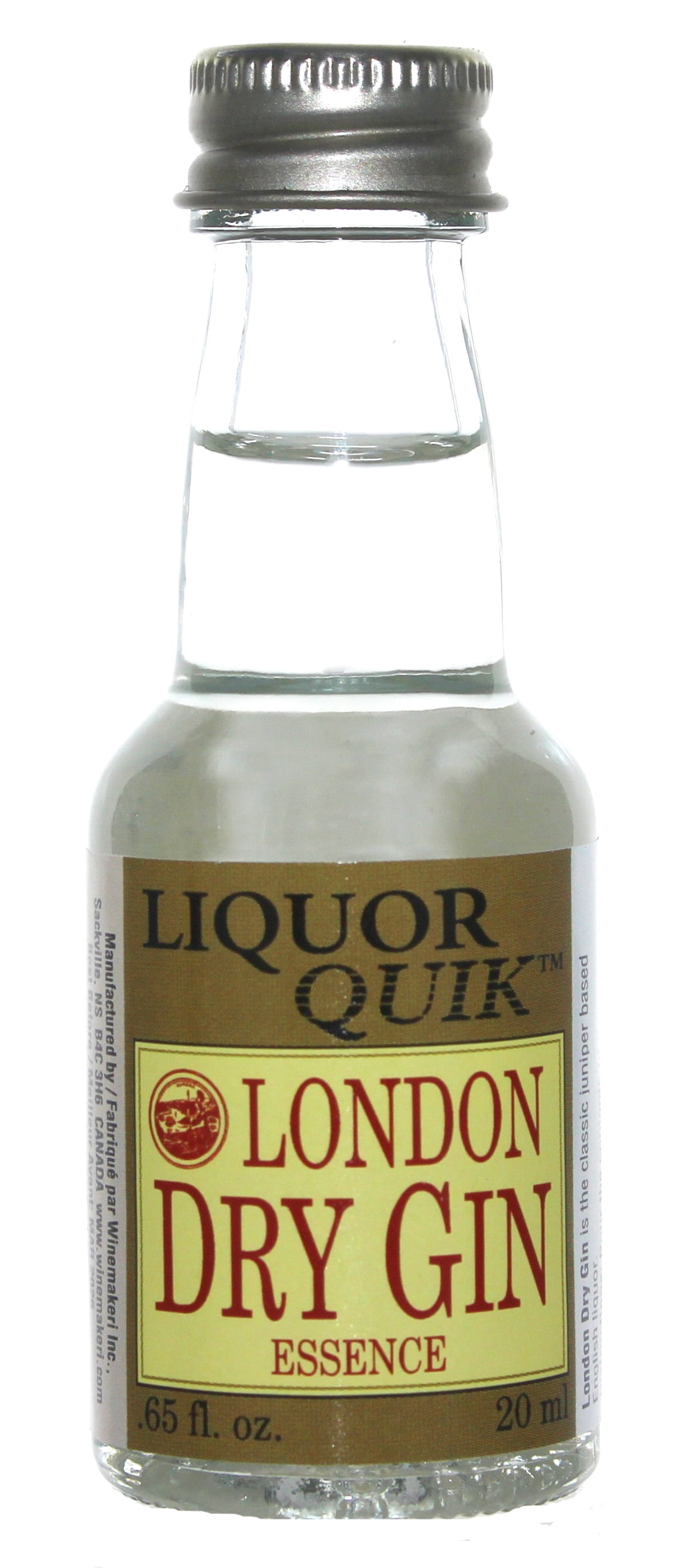 Liquor Quik Natural Gin Essence 20 mL (London Dry Gin)