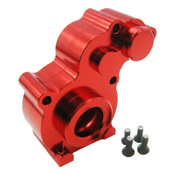 Caja de cambios central de Aleación de aluminio Vogacara para 1/10 AXIAL SCX10 Crawler Rojo
